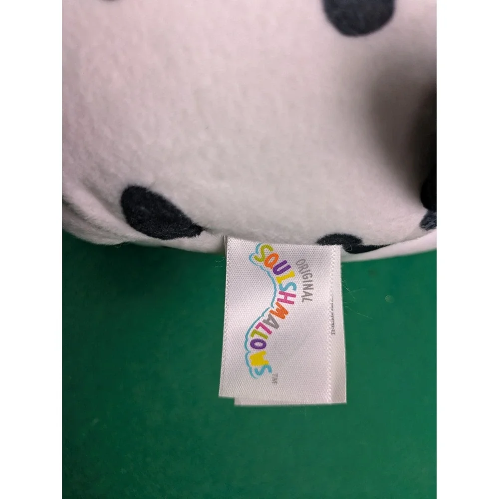 Squishmallows Dustin The Dalmatian Dog Heart Eyes Valentines Kellytoy Plush 8 in